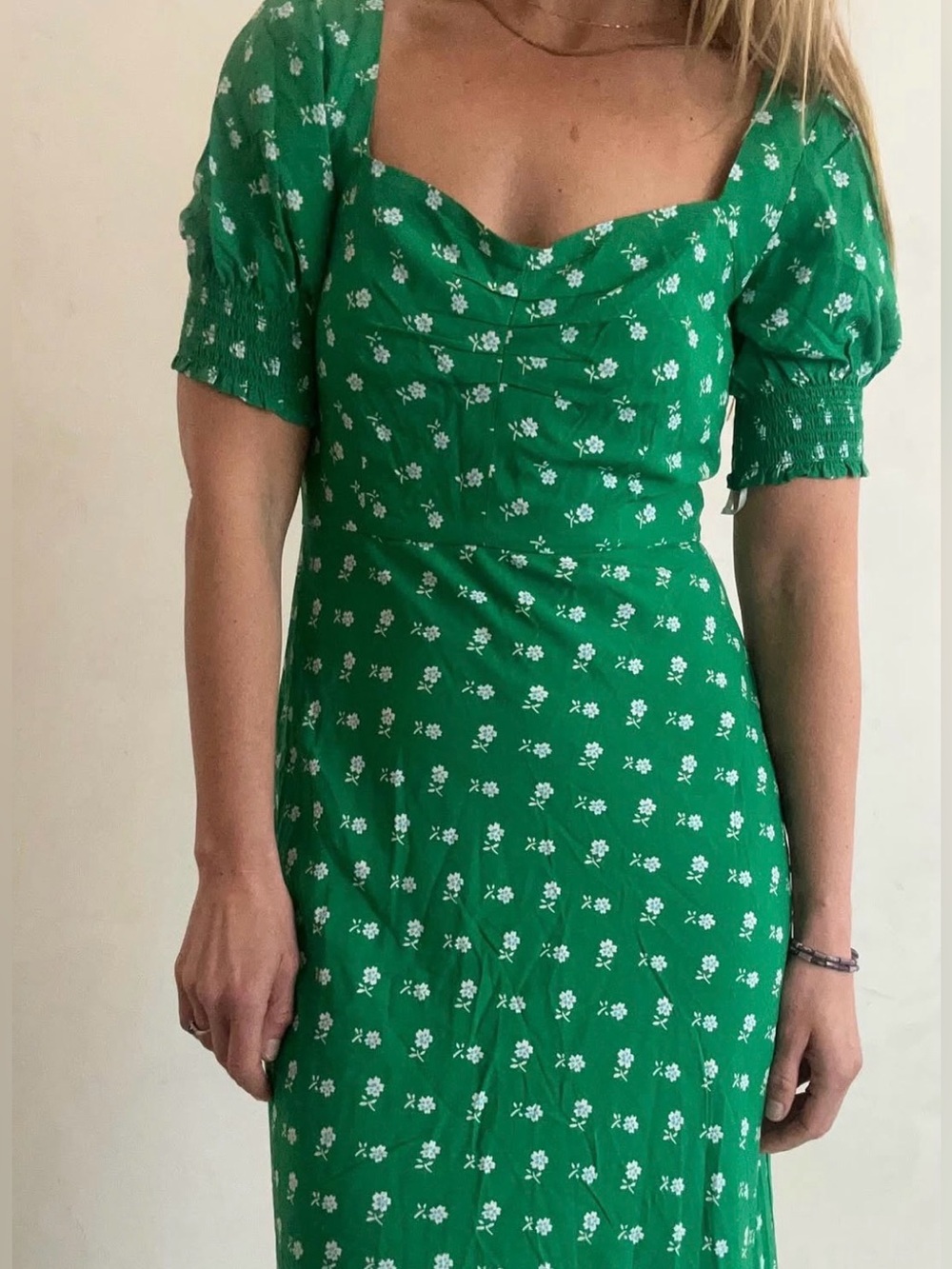J Crew Puff Sleeve Midi Dress in Bandana Flowers  Print Size 4